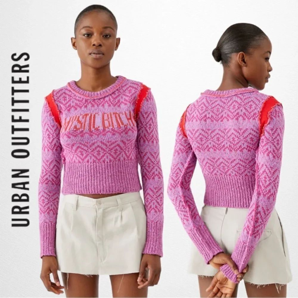 BDG Urban Outfitters UO Noah Mystic B*tch Crew Neck Sweater NEW S M
